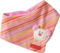 BABY-HALSTUCH mit Klettverschluss pink