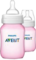 AVENT Klassik+ Flasche 260 ml 2er Pack pink