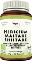 HERICIUM MAITAKE Shiitake Pilzpulver-Kapseln Bio