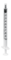 SOL-M 1 ml Spritze m.weißem Kolben