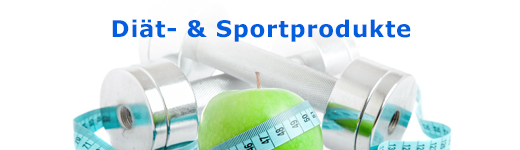 Diät und Sportprodukte