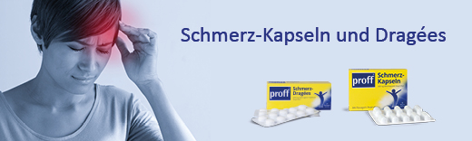 Schmerz-Kapsel und -dragees Schmerz-Kapsel und -dragees