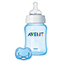 AVENT Geschenkset Klassik Fla.260ml+Schnuller blau