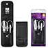 APOLINE Manicure Etui 3teilig schwarz