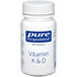PURE ENCAPSULATIONS Vitamin K & D Kapseln
