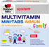 DOPPELHERZ Multivitamin Mini-Tabs family system