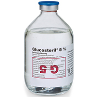 GLUCOSTERIL 5% Glasflasche Infusionslösung