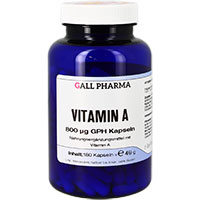 VITAMIN A 800 µg GPH Kapseln