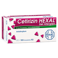 CETIRIZIN HEXAL Filmtabletten bei Allergien