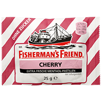 FISHERMANS FRIEND Cherry ohne Zucker Pastillen
