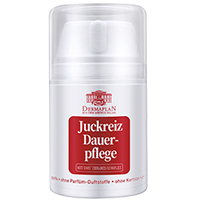 DERMAPLAN Juckreiz Dauer Pflege Creme Pumpflasche