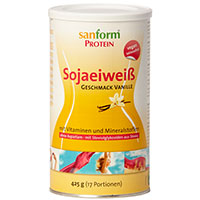 SANFORM Protein Sojaeiweiß Vanille Pulver