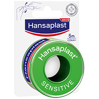 HANSAPLAST Fixierpfl.Sensitive 2,5 cmx5 m