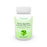 BURMA Spirulina m.Chlorella Selen+Zink Floramed