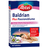 ABTEI Baldrian plus Passionsblume überz.Tabl.