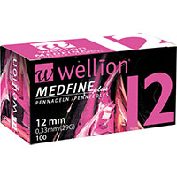 WELLION MEDFINE plus Pen-Nadeln 12 mm