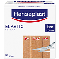 HANSAPLAST Elastic Pflaster 6 cmx5 m