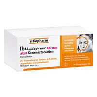 IBU-RATIOPHARM 400 mg akut Schmerztbl.Filmtabl.