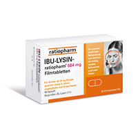IBU-LYSIN-ratiopharm 684 mg Filmtabletten - apondo.de - Internet