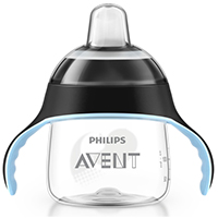 AVENT Sip No Drip Becher 200 ml schwarz