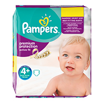 PAMPERS Active Fit Gr.4+ maxi plus 9-20kg Sparpack