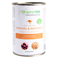 ORGANICVET Hund Single-Protein Känguru & Naturreis