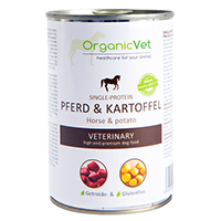 ORGANICVET Hund Single-Protein Pferd & Kartoffel