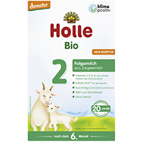HOLLE Bio Folgemilch 2 auf Ziegenmilchbasis Pulver