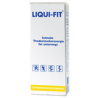 LIQUI FIT flüssige Zuckerlösung Lemon Beutel