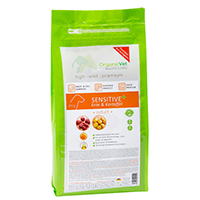 ORGANICVET Hund Trockennahrung SENSITIVE+