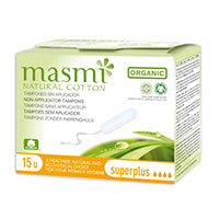 BIO TAMPONS Super Plus 100% Bio-Baumwolle MASMI