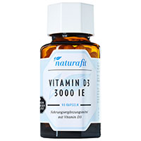 NATURAFIT Vitamin D3 3000 I.E. Kapseln