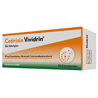 CETIRIZIN Vividrin 10 mg Filmtabletten