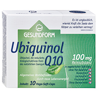 GESUNDFORM Ubiquinol Q10 100 mg Vega-Soft-Caps