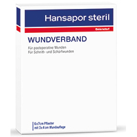 HANSAPOR steril Wundverband 6x7 cm