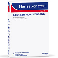 HANSAPOR steril Wundverband 8x10 cm
