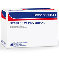 HANSAPOR steril Wundverband 8x10 cm