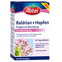 ABTEI Baldrian+Hopfen Dragees zur Beruhigung