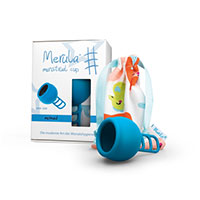 MERULA Menstrual Cup mermaid blau