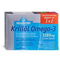 GESUNDFORM Krillöl 1180 mg Antarktis Kapseln