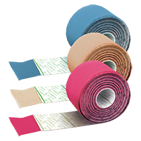 GATAPEX 3xKinesiology-Tape 5 cmx2 m h.bl./htf/pink