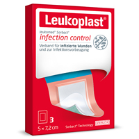 LEUKOPLAST Leukomed Sorbact steril 5x7,2 cm