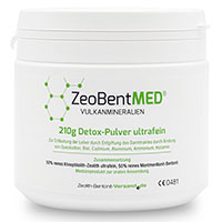 ZEOBENT MED Detox-Pulver ultrafein