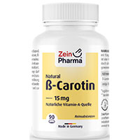 BETA CAROTIN NATURAL 15 mg ZeinPharma Weichkapseln