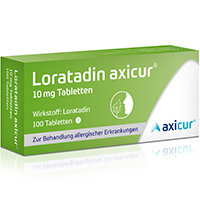 LORATADIN axicur 10 mg Tabletten