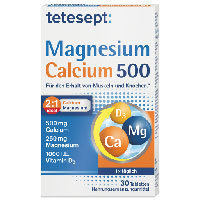 TETESEPT Magnesium+Calcium 500 Tabletten