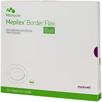 MEPILEX Border Flex Schaumverb.haft.13x16 cm oval
