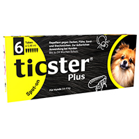 TICSTER Plus Spot-on Lsg.z.Auftropf.f.Hund bis 4kg