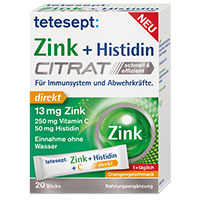 TETESEPT Zink Citrat+Histidin Direkt Sticks