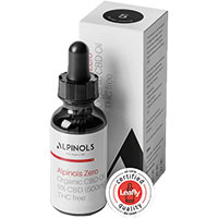 ALPINOLS ZERO Organic CBD Öl Broadspectrum 5%